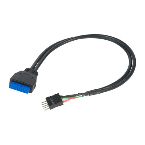 Akasa USB 3.0 to USB 2.0 Internal Adapter Cable 19-Pin 9-Pin 30cm Akasa USB 3.0 to USB 2.0 Internal Adapter Cable 19-Pin 9-Pin 30cm